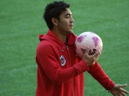 El mediocampista Marco Fabián en el entremaniento en el estadio Chivas. J. VENTURA  /