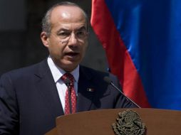 Felipe Calderón, Presidente de México. EFE  /