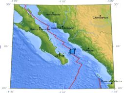 Mapa de ubicación de los epicentros provisto por el Servicio Geológico de Estados Unidos (USGS). ESPECIAL  /