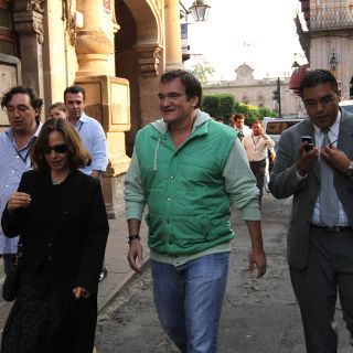 ¡Sorpresa! Tarantino irrumpe en Morelia