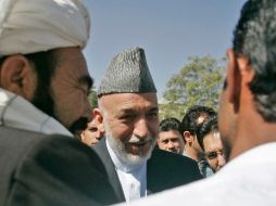 Gobierno afgano de Hamid Karzai, intentará dialogar con el movimiento talibán. EFE  /