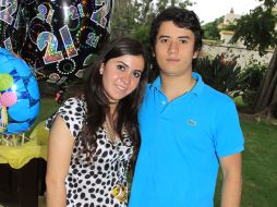 Maritere Maytorena Mendoza con su hermano Juan Carlos. El INFORMADOR  /