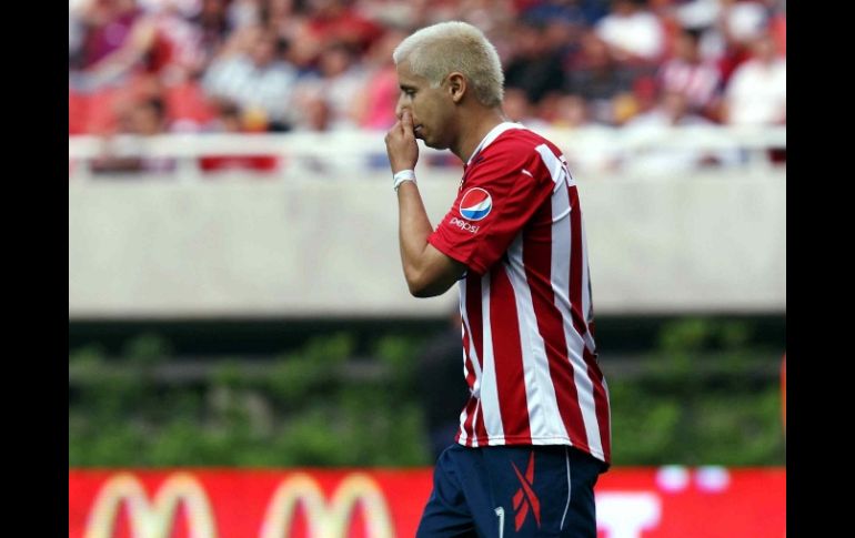 El jugador de las Chivas Adolfo 'Bofo' Bautista quiere hacer un buen partido frente al América. MEXSPORT  /