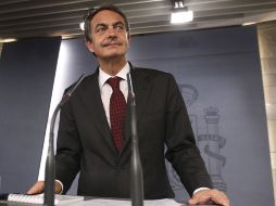 El presidente español, José Luis Rodríguez Zapatero, anunció la remodelación en puestos claves de su gobierno. NTX  /