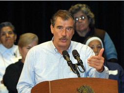 Vicente Fox aseguró que se mantiene a favor de legalización de droga en México. ARCHIVO  /
