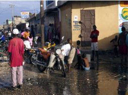 Un brote de diarrea en el terremoto afectó a Haití se ha cobrado al menos 50 vidas. AFP  /
