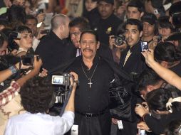 Dany Trejo al arribo de la alfombra roja en el Festival Internacional de cine de Morelia 2010. S. NUÑEZ  /