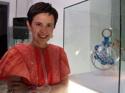 Alejandra Aceves fue la ganadora con su Bolsa “Ciérrala”.  A. HINOJOSA  /