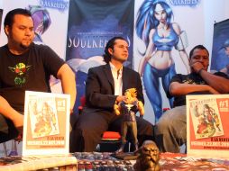 Quetzal, Fers y René Cordova son los creadores de la propuesta tapatía.A.HINOJOSA  /