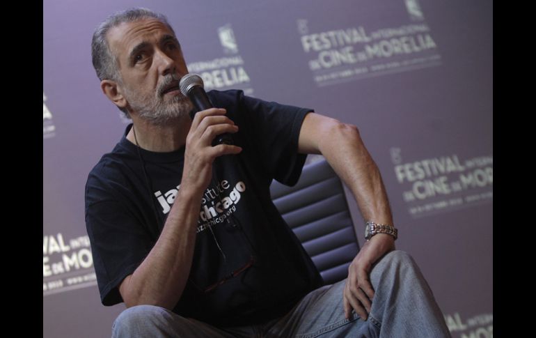Trueba se encuentra en Morelia para presentar en una función especial la película El baile de la victoria.S.NÚÑEZ  /