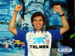 El piloto tapatío Sergio Pérez fue nominado para el Premio Nacional del Deporte 2010. MEXSPORT  /