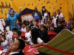 Los personajes fueron creados alumnos de preescolar y primaria. S. NUÑEZ  /