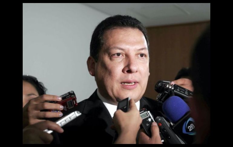 Raúl Plascencia Villanueva, titular de la Comisión Nacional de Derechos Humanos, en el sexto congreso de un hospital privado. ARCHIVO  /