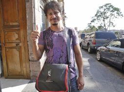 El actor Gustavo Sánchez Parra se encuentra sumergido en las salas de cine de Morelia, como parte de su labor en el certamen.S.NÚÑEZ  /