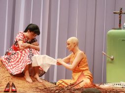 La escenografía de la ópera Madama Butterfly, es obra de Bernhard Rehn. A.CAMACHO  /