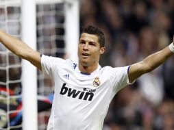 El jugador de Real Madrid, Cristiano Ronaldo, celebra su primer gol del partido. REUTERS  /