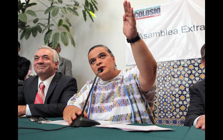 Beatriz Paredes opina que los presupuestos a los municipios son limitados, por lo que verán su correcta aplicación. EL UNIVERSAL  /