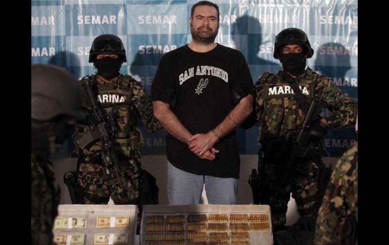 'El Grande' fue detenido el 12 de septiembre por elementos de la Secretaría de Marina-Armada de México en Puebla. ARCHIVO  /