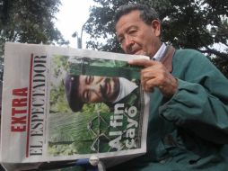 El guerrillero colombiano fue abatido en meses pasados tras un operativo militar. EFE  /