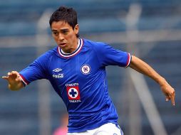 El defensa Fausto Pinto  del Cruz azul listo para enfrentar a el Monterrey.MEXSPORT  /