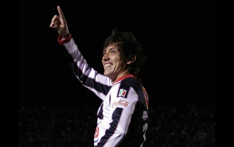El mediocampista Neri Cardozo de los Rayados del Monterret. MEXSPORT  /