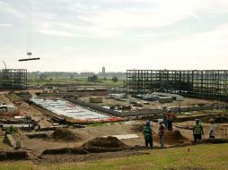 Avances de la obra de la Villa Panamericana en la zona del  Bajío. E. PACHECO  /
