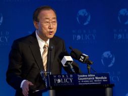 Ban Ki-Moon, secretario general de la ONU, recibirá la declaración. ARCHIVO  /