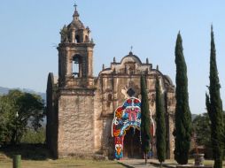 Uno de los atractivos de Malinalco son sus templos coloniales.EL UNIVERSAL  /