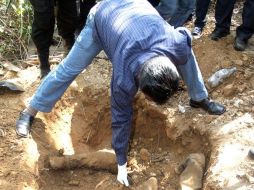 La policía de Oaxaca localizó hoy cuatro cadáveres atados de pies y manos. EL UNIVERSAL  /