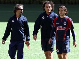 El “Rebaño” realiza su entrenamiento en el campo del Estadio Omnilife. MEXSPORT  /