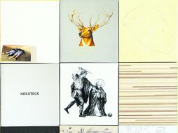 La pieza Nosotros, del pintor jalisciense Dan Montellano, quien fue reconocido en la categoría Noveles creadores. ESPECIAL  /