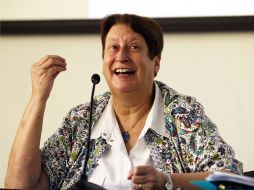 Myriam Serck-Dewaide supo de la restauración de los murales de José Clemente Orozco. E. BARRERA  /