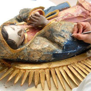 Restauran Virgen del virreinato