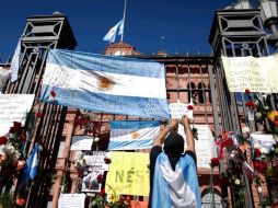Argentina de luto por la muerte de Kirchner. AP  /