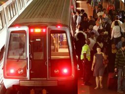 El metro de Washington, objetivo del ataque terrorista que planeaba Farooque Ahmed, transporta a unas 750 mil personas por día.  AFP  /