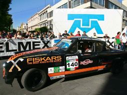 Harri Rovanpera se adjudicó hoy la sexta etapa de la vigésima tercera edición de la Carrera Panamericana. MEXSPORT  /