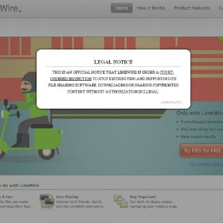 Juez ordena cese de operaciones de LimeWire