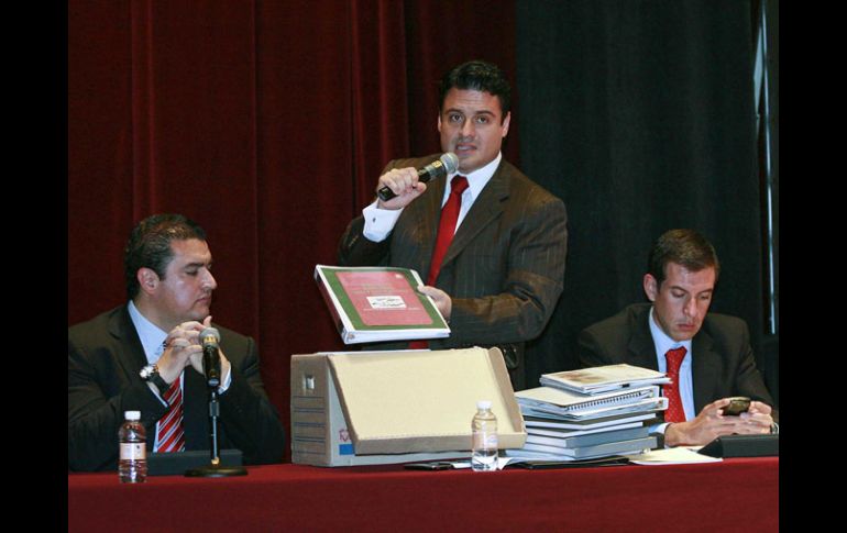 Héctor Vielma, Aristóteles Sandoval y Miguel Castro dieron a conocer su postura. E. PACHECO  /