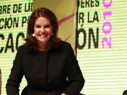 Marinela Servitje afirma que CLASE 2010 definirá con más facilidad la agenda educativa en 2012. NTX  /