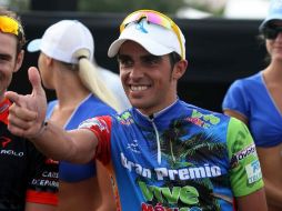 Alberto Contador fue nombrado hijo predilecto de Pinto. MEXSPORT  /