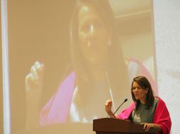 Margarita Zavala agradeció a todas las mujeres que fallecieron por cáncer de mama por lo que enseñaron a sus familias. A. CAMACHO  /