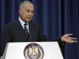 El ministro egipcio de Asuntos Exteriores, Ahmed Aboul Gheit. EFE  /