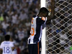 Walter Ayoví de Monterrey durante juego de semana 14 del torneo Apertura 2010. MEXSPORT  /