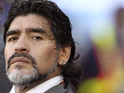 El seleccionador argentino de fútbol Diego Maradona, será sustituido el próximo martes. EFE  /