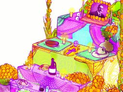 La tradición sigue vigente a pesar de los años con la ofrenda para los muertos, el tradicional altar de muerto. J.LÓPEZ  /