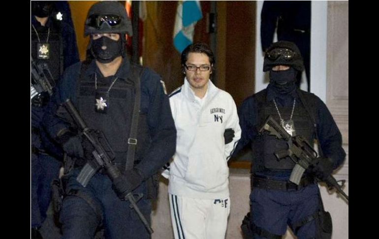 El pasado 1 de abril de 2010 fue capturado el hijo del Señor de los Cielos, Vicente Carrillo Leyva. AP  /