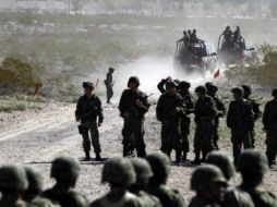 Actualmente el Ejército mexicano está al frente de las acciones para combatir el narcotráfico. REUTERS  /