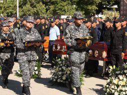 Estuvo presente el titular de la SSPE, Luis Carlos Nájera y subrayó el alto nivel de compromiso de los Policías Estatales. ESPECIAL  /