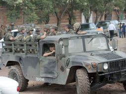 Los militares lograron la captura de los individuos gracias a una denuncia ciudadana y una campaña contra el narcotráfico. ARCHIVO  /