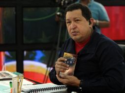 Hugo Chávez en su programa de radio Aló presidente.EFE  /
